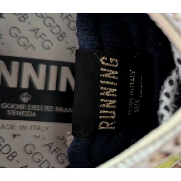 Golden Goose Running Sole Zoo Puzzle Calf Hair Pink Star Size 10 US 40 EU - Picture 14 of 16